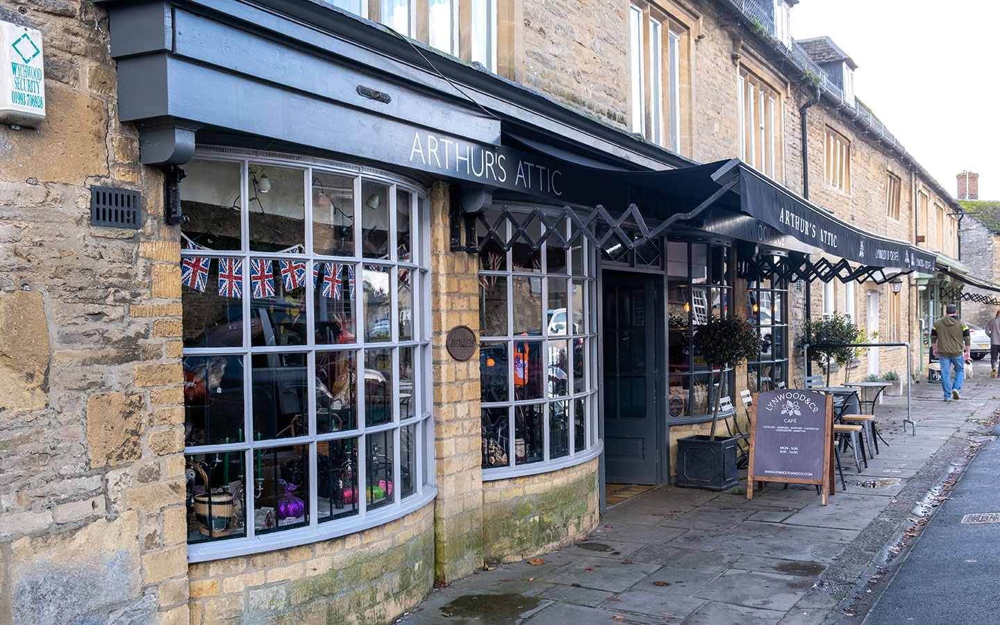 Arthur's Attic and Lynwood & Co shops and cafes in Bampton Oxfordshire