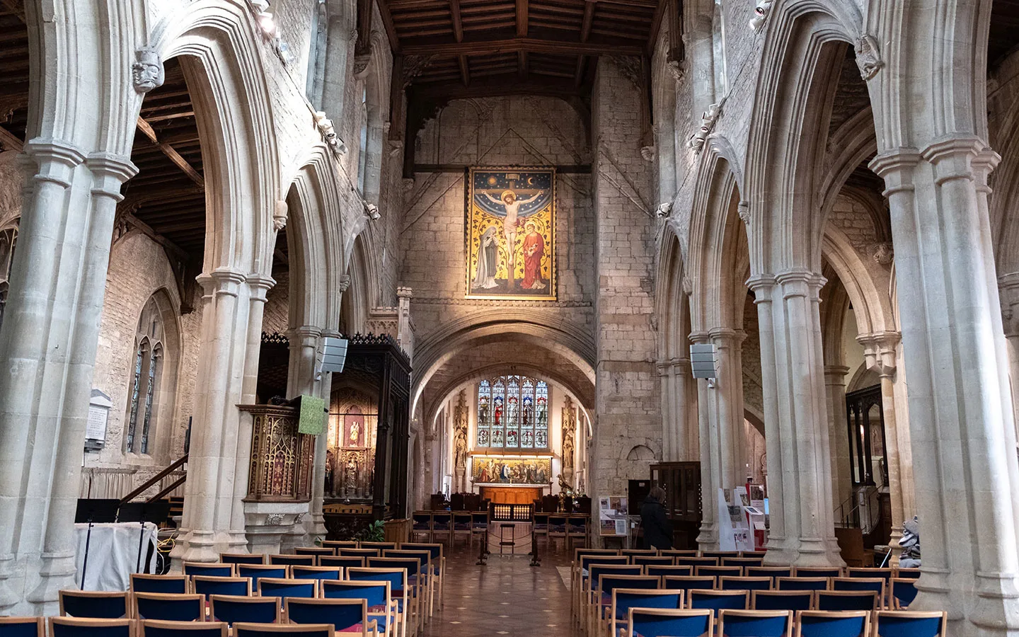 The Church of St John the Baptist, one of the top things to do in Burford, Cotswolds