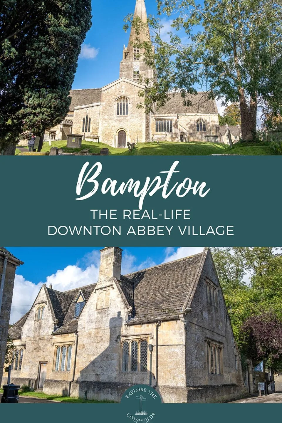 A guide to visiting the real-life Downton Abbey Village of Bampton in Oxfordshire, with filming locations from the TV show and films | Downton Abbey filming locations | Bampton Dpwnton Abbey locations | Downton Abbey in Bampton | Bampton Oxfordshire