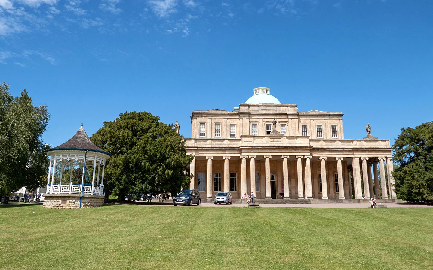 Pittville Pump Room and Park in Cheltenham