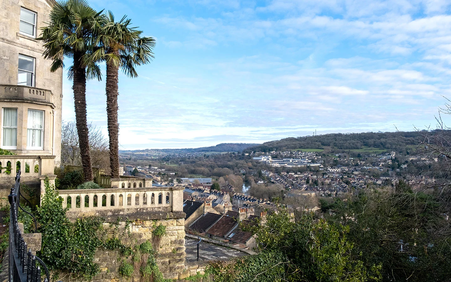 Views from Camden Crescent in Bath