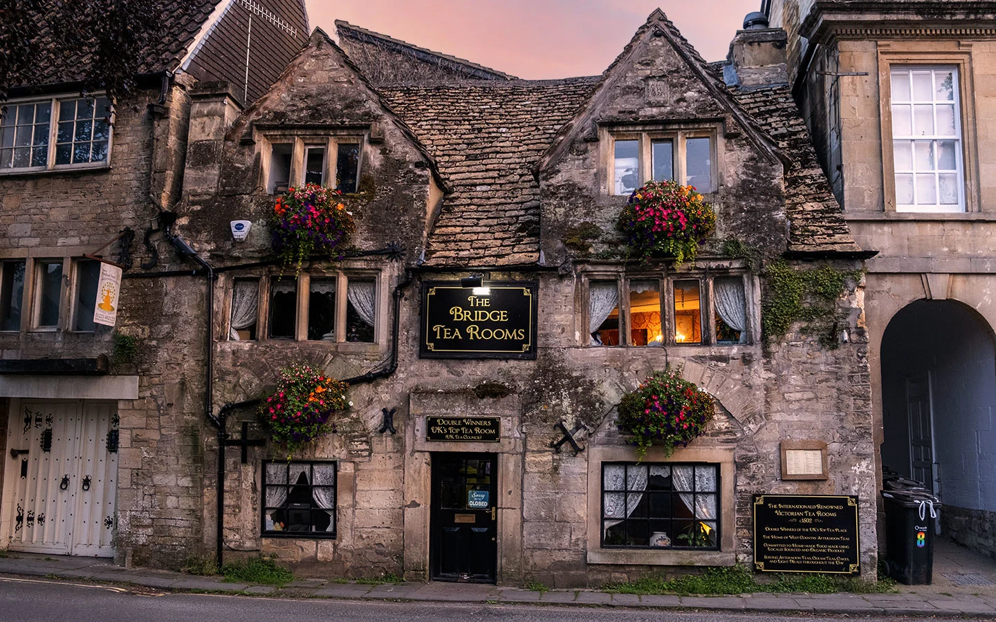The Bridge Tea Room in Bradford on Avon – an easy day trip from Bristol to Cotswolds