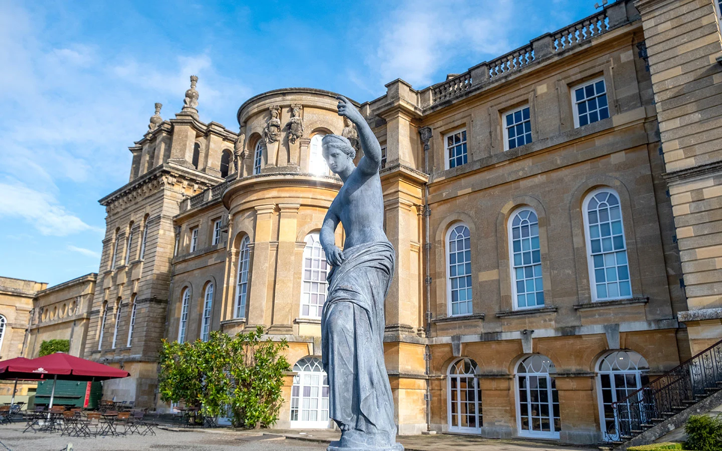 Statue in the palace gardens