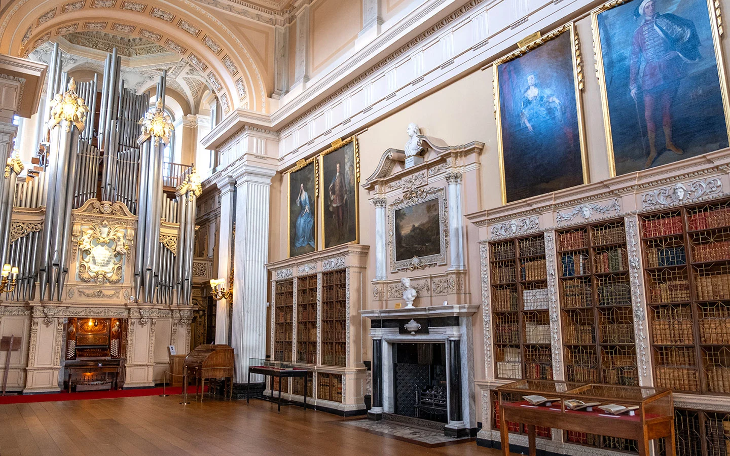 The Long Library at Blenheim Palace