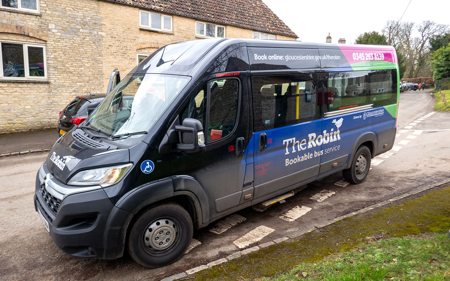 The Robin bookable bus in the Cotswolds