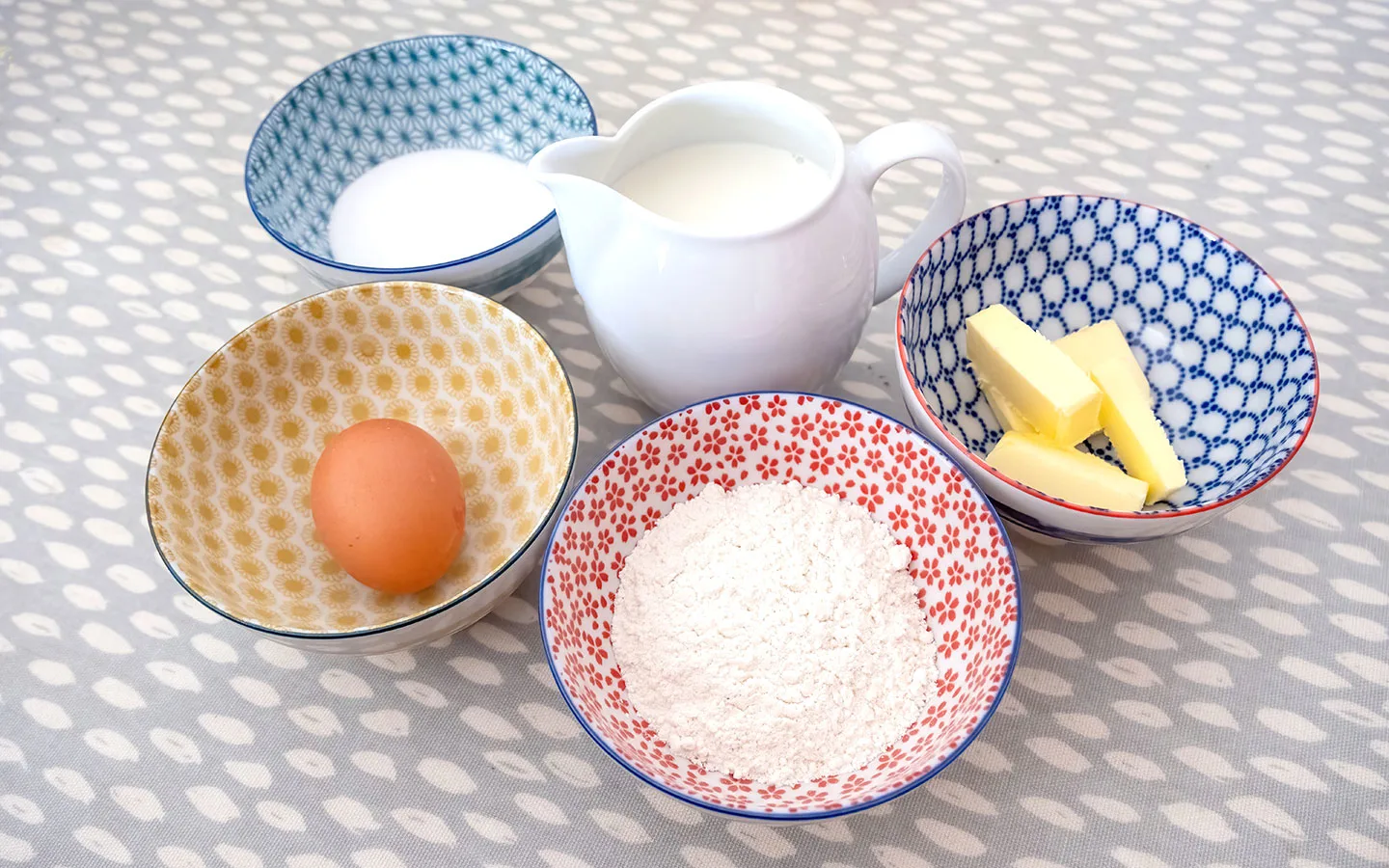 Ingredients for a Cotswolds Crundle Pudding