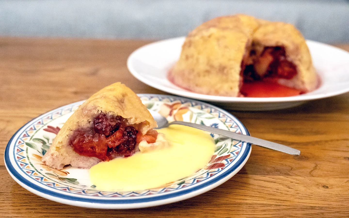 Heg Peg Dump, a steamed suet pudding – one of the traditional Cotswold recipes
