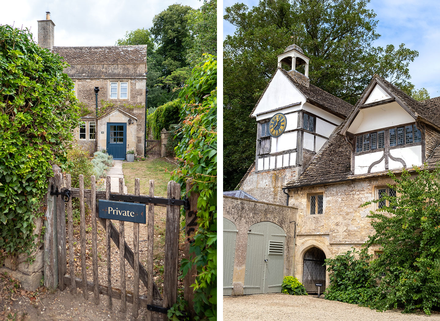 Harry Potter's parents house filming location and the barn at Lacock Abbey
