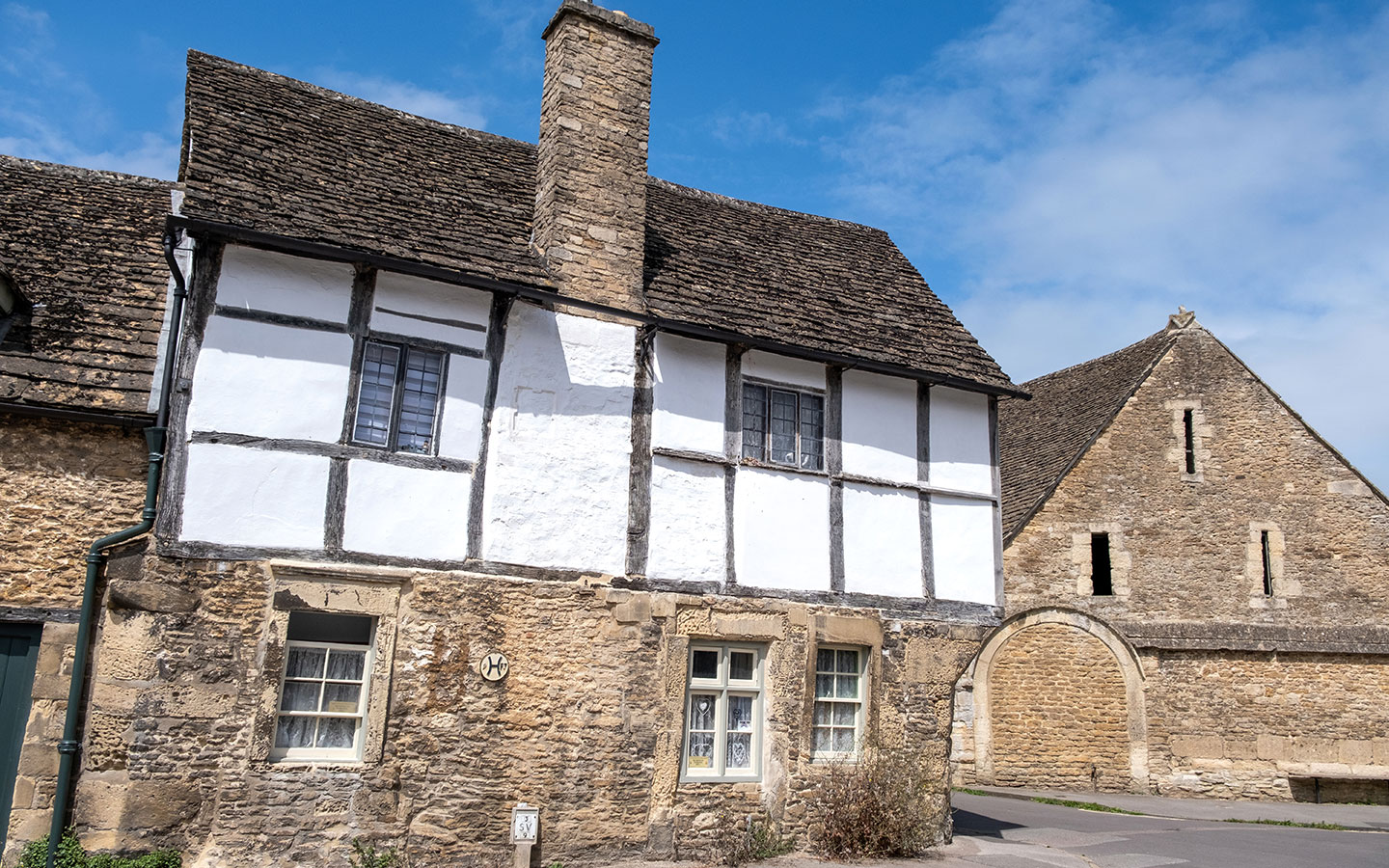 Lacock Tithe Barn dating from the 14th century