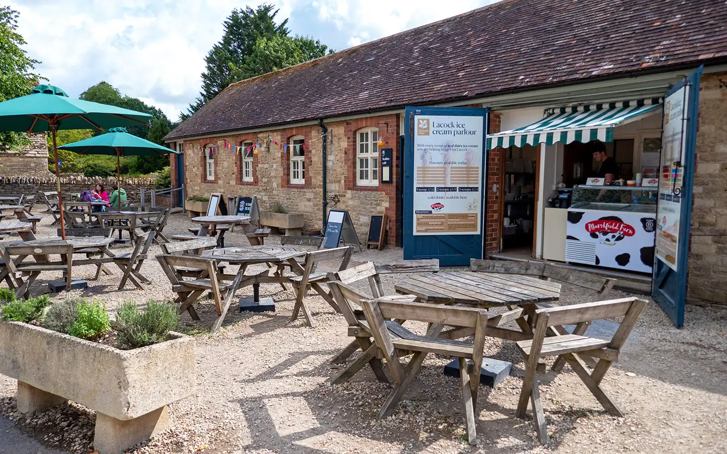 The National Trust Stables Café in Lacock