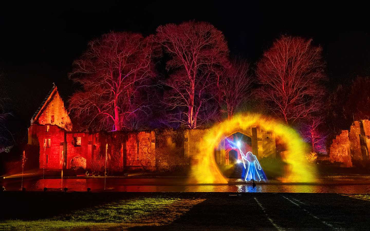 Projections at Sudeley Castle Spectacle of Light