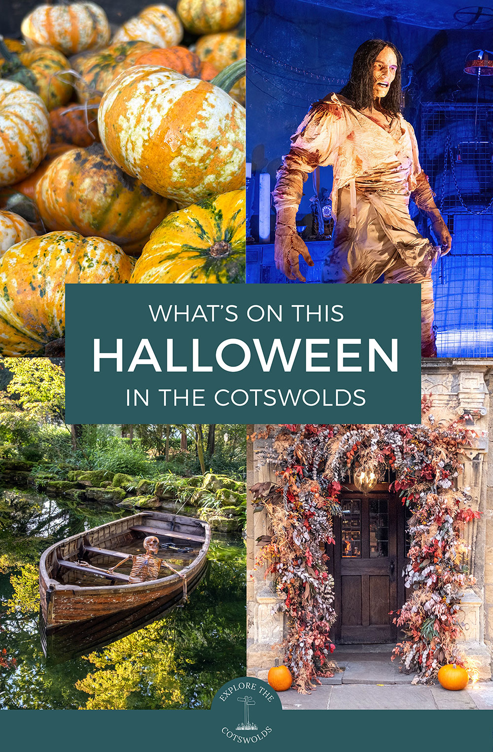 Halloween in the Cotswolds: 21 spooky events and activities for 2026, including pumpkin picking, fireworks, bat walks and zombie hunts | Cotswold Halloween events | Cotswolds Halloween | Halloween events Cotswolds | Halloween events Gloucestershire