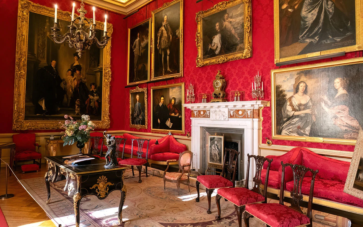 Lavish staterooms in Blenheim Palace, one of the top things to do in Woodstock