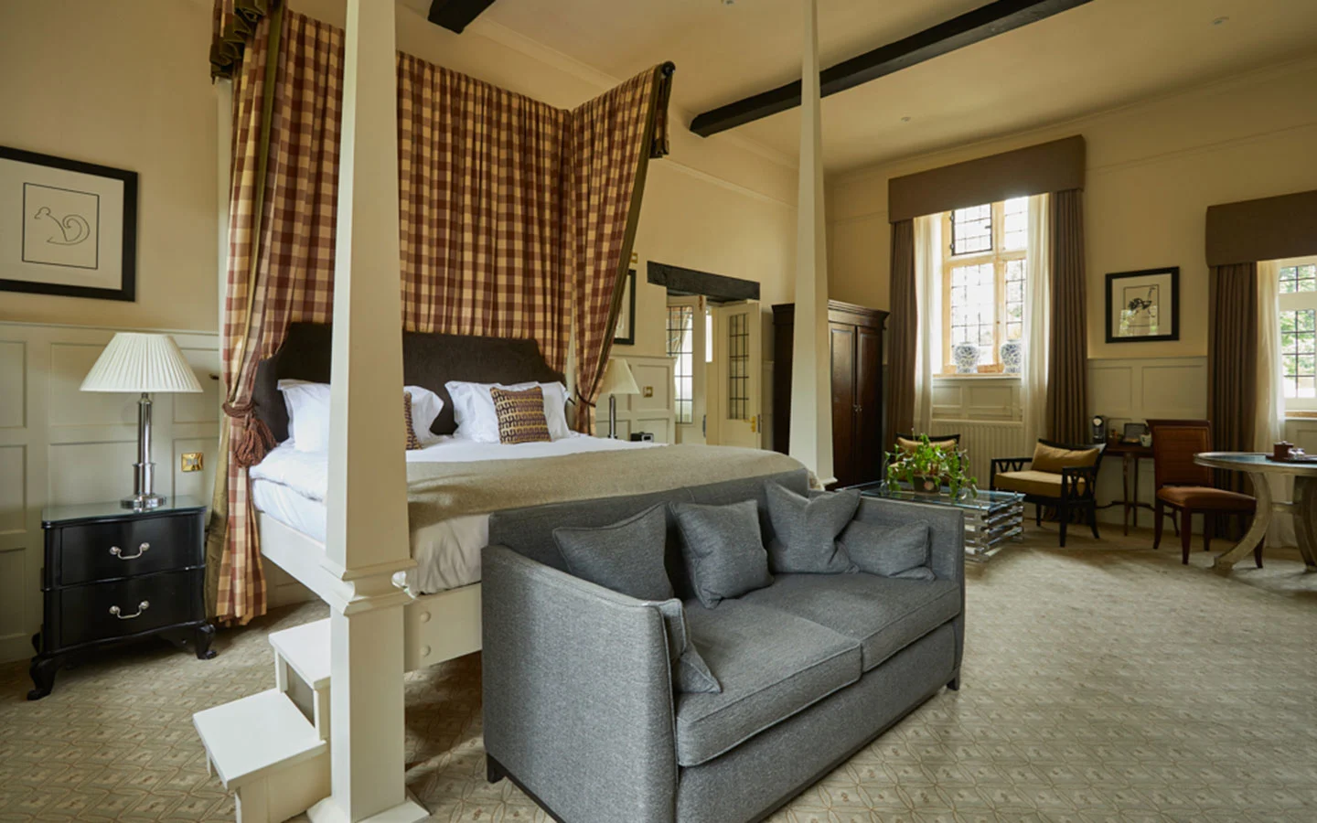 One of the Garden Suites at the Slaughters Manor House