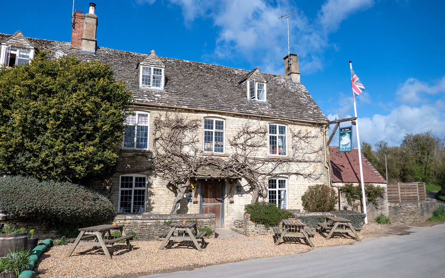 The Swan Inn in Swinbrook, owned by Deborah Mitford