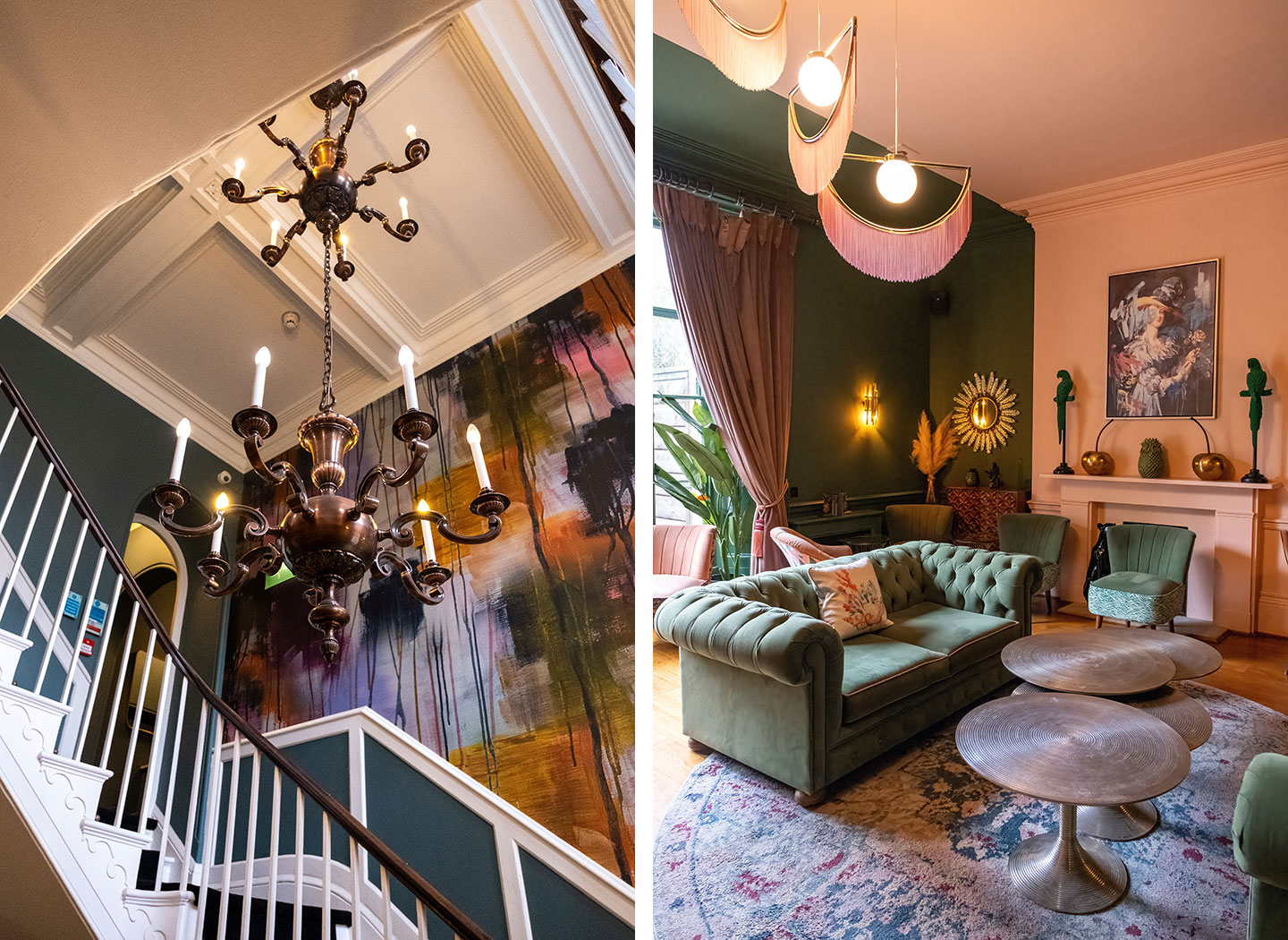 The foyer and guest lounge – Ingleside House Cotswold hotel review