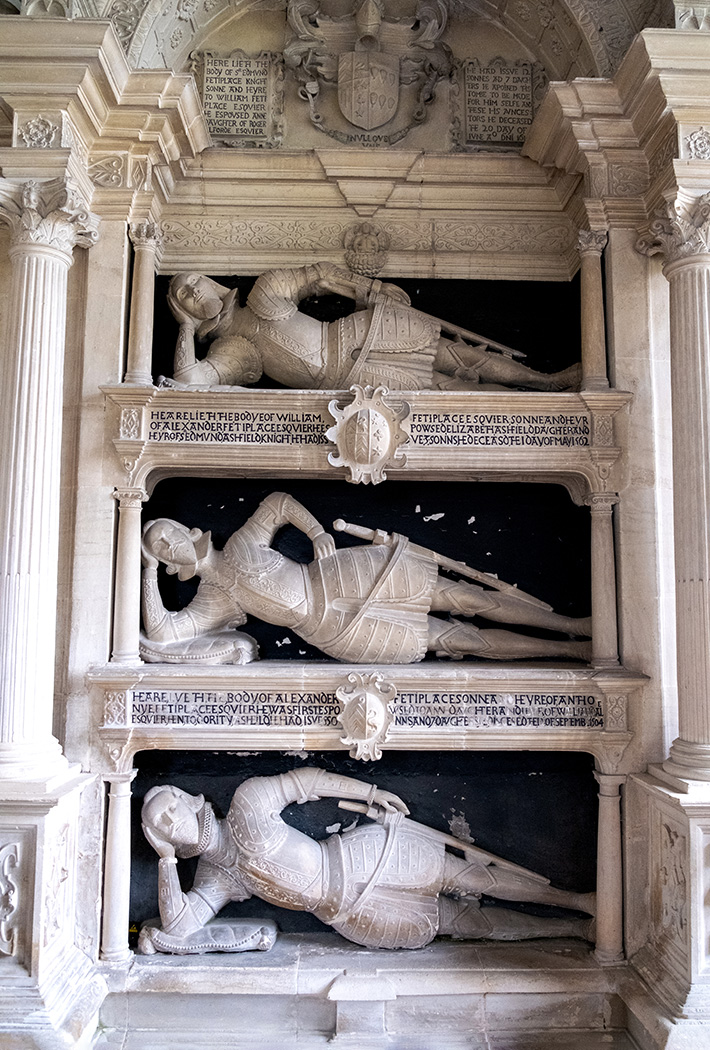 Fettiplace memorials from 1613 at Church of Saint Mary the Virgin, Swinbrook